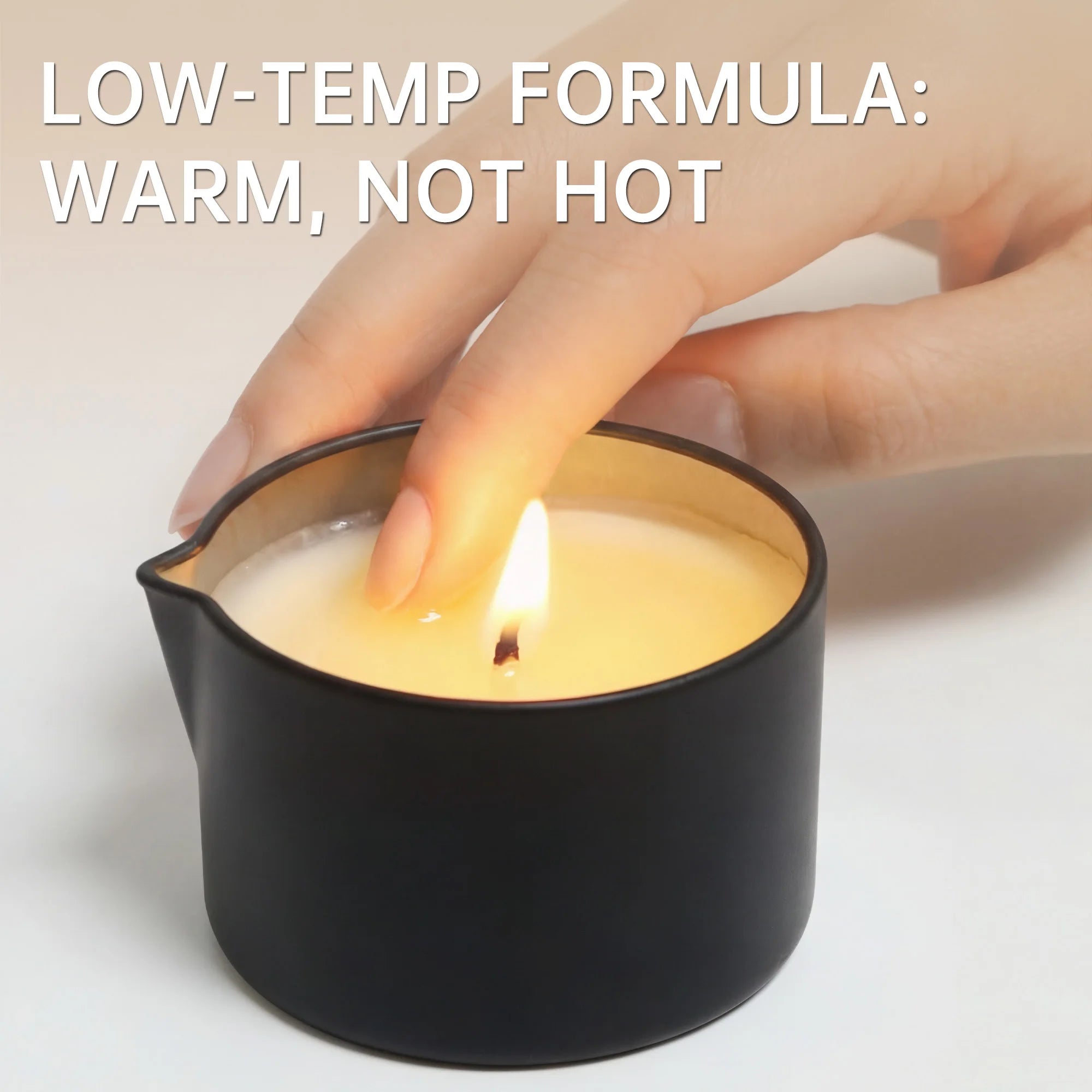 CareHush Warming Massage Candle.