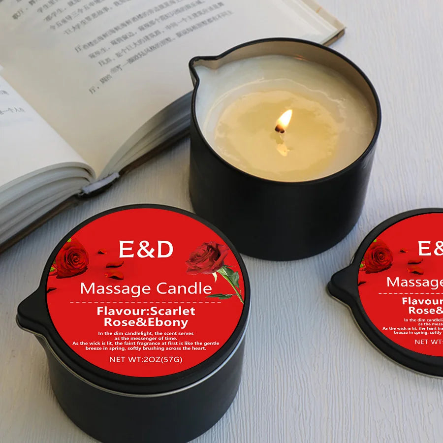 CareHush Warming Massage Candle.