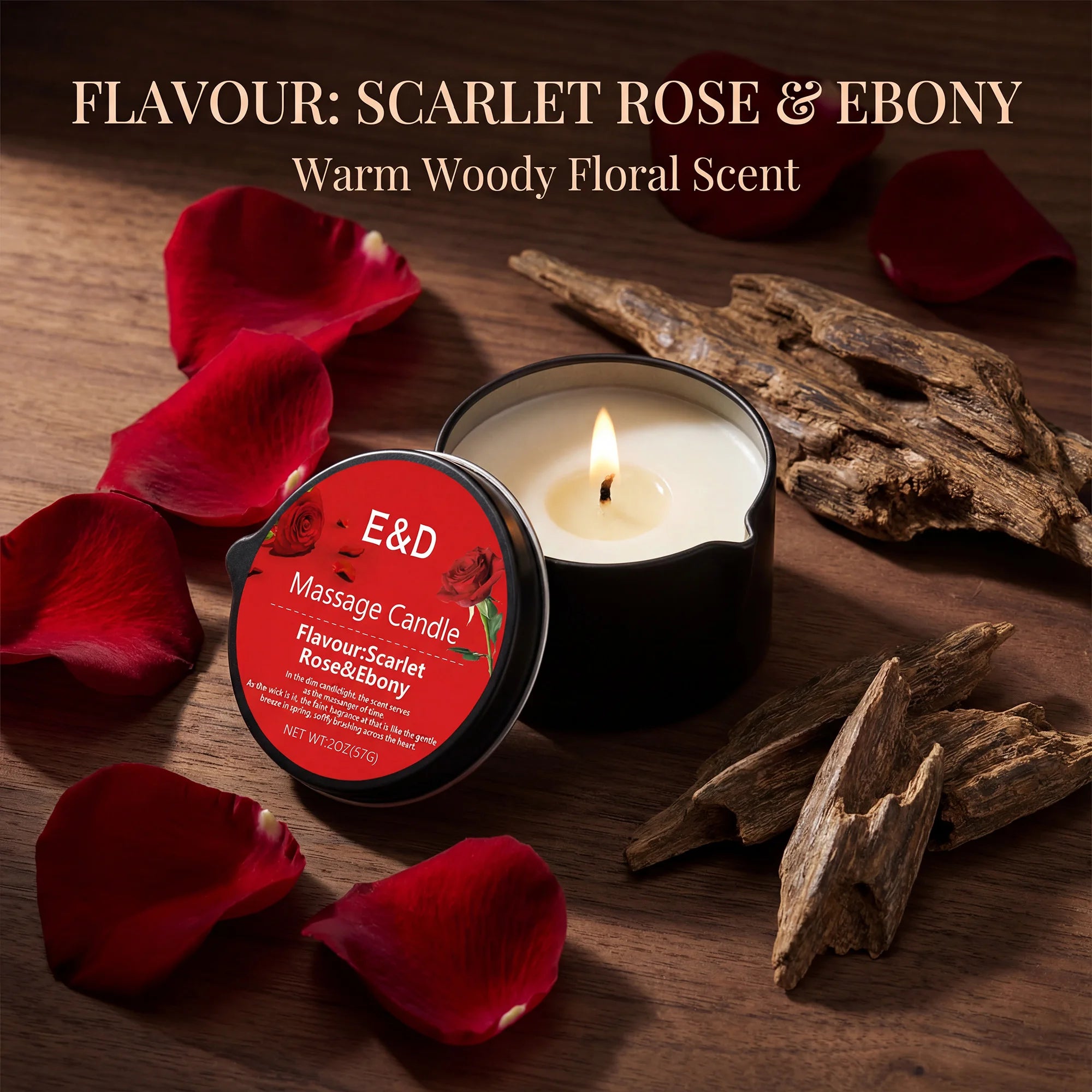 CareHush Warming Massage Candle.