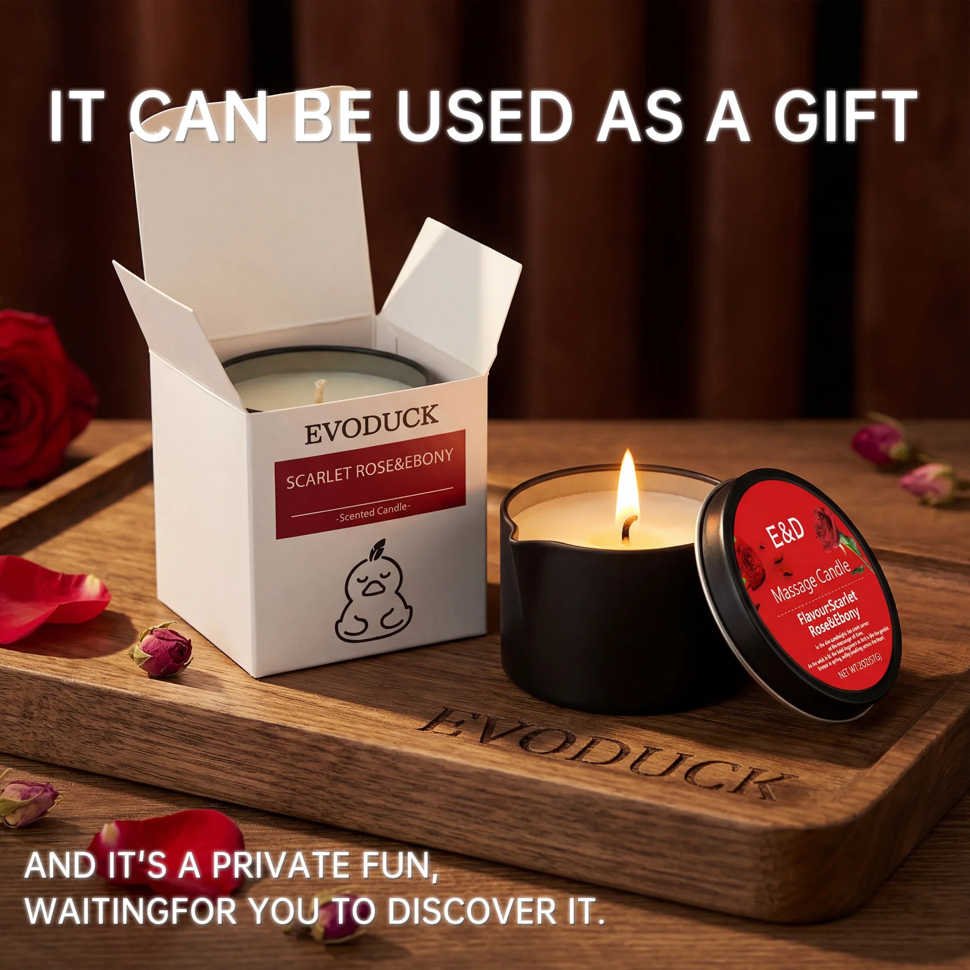 CareHush Warming Massage Candle.